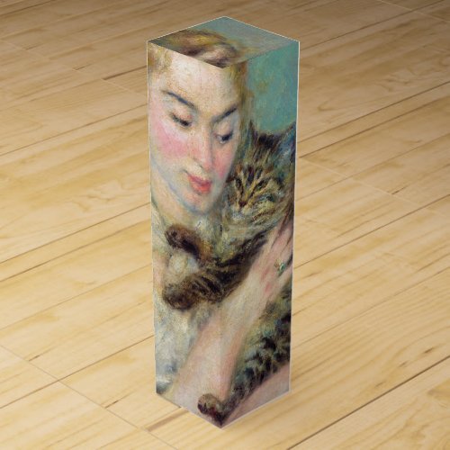 Pierre_Auguste Renoir _ Woman with a Cat Wine Box