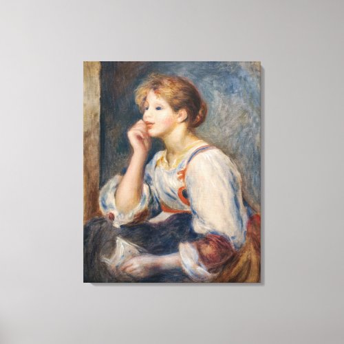Pierre_Auguste Renoir _ Woman with a Letter Canvas Print