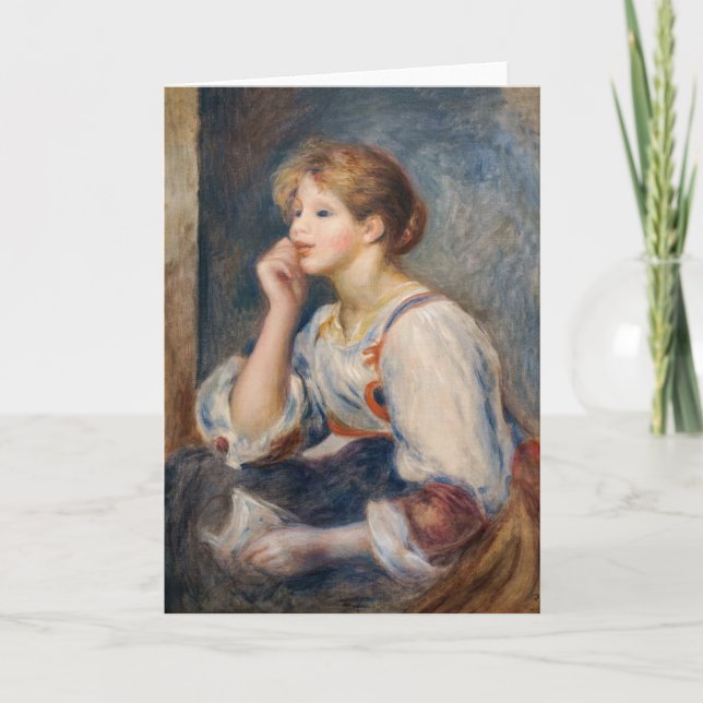 Pierre-Auguste Renoir - Woman with a Letter Card (Front)
