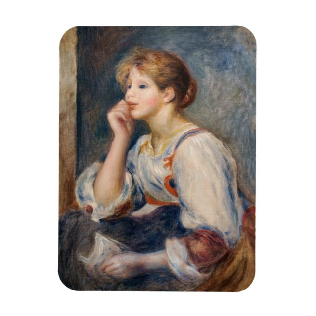 Pierre-Auguste Renoir - Woman with a Letter Magnet (Vertical)