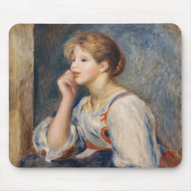 Pierre-Auguste Renoir - Woman with a Letter Mouse Pad (Front)