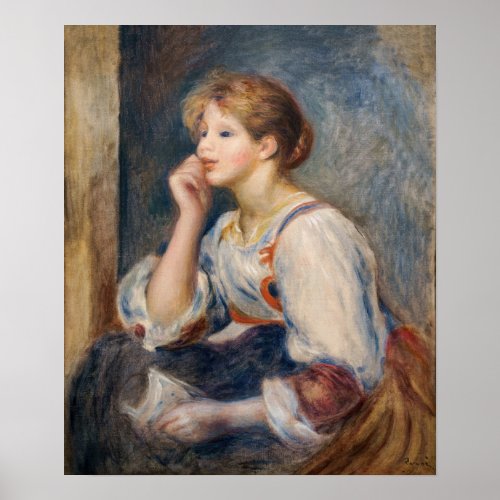 Pierre_Auguste Renoir _ Woman with a Letter Poster