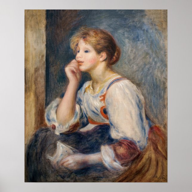 Pierre-Auguste Renoir - Woman with a Letter Poster (Front)