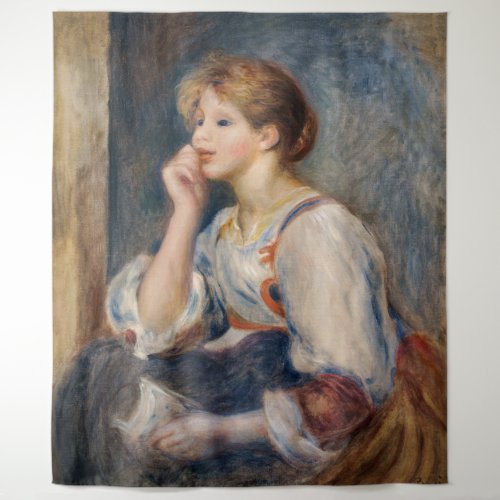 Pierre_Auguste Renoir _ Woman with a Letter Tapestry