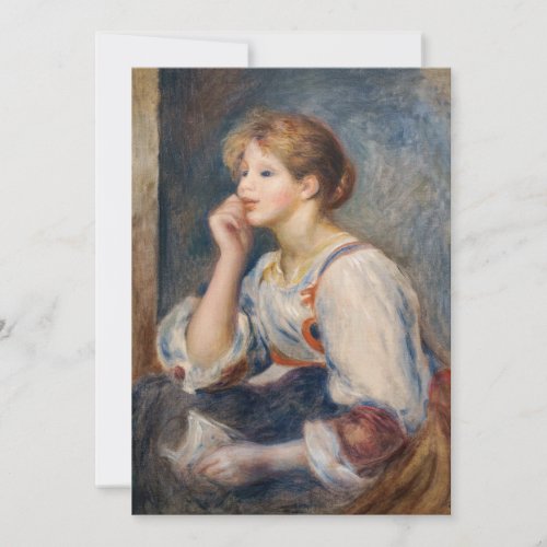 Pierre_Auguste Renoir _ Woman with a Letter Thank You Card