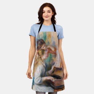Pierre Auguste Renoir - Young Girls at the Piano Apron