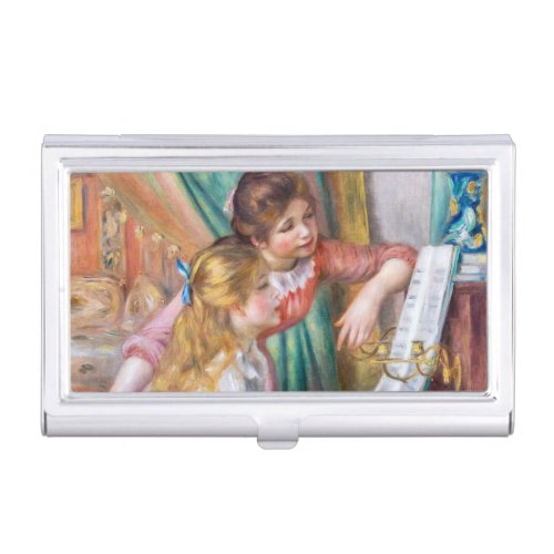 Pierre Auguste Renoir _ Young Girls at the Piano Business Card Case