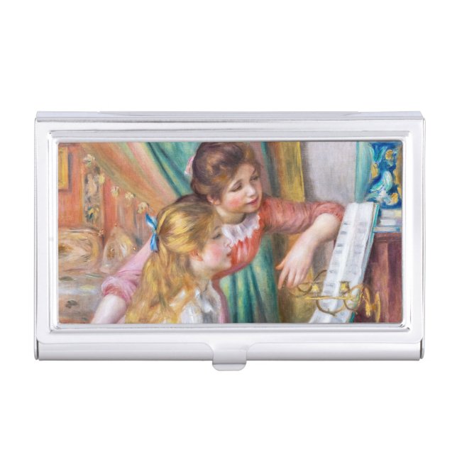 Pierre Auguste Renoir - Young Girls at the Piano Business Card Case (Front)