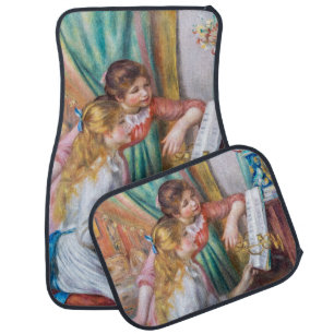 Pierre Auguste Renoir - Young Girls at the Piano Car Floor Mat