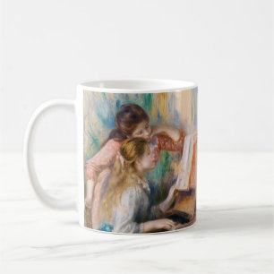 Pierre Auguste Renoir - Young Girls at the Piano Coffee Mug