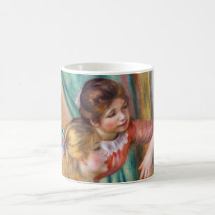 Pierre Auguste Renoir - Young Girls at the Piano Coffee Mug
