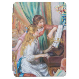Pierre Auguste Renoir - Young Girls at the Piano iPad Air Cover