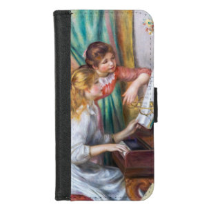 Pierre Auguste Renoir - Young Girls at the Piano iPhone 8/7 Wallet Case