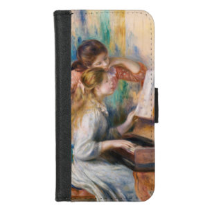 Pierre Auguste Renoir - Young Girls at the Piano iPhone 8/7 Wallet Case