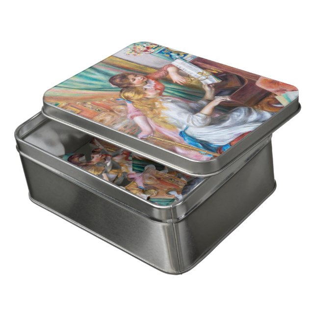 Pierre Auguste Renoir - Young Girls at the Piano Jigsaw Puzzle (Lid Open)