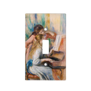 Pierre Auguste Renoir - Young Girls at the Piano Light Switch Cover