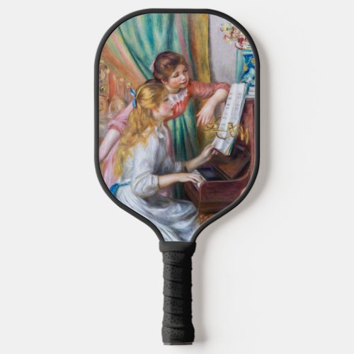 Pierre Auguste Renoir _ Young Girls at the Piano Pickleball Paddle