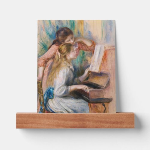 Pierre Auguste Renoir _ Young Girls at the Piano Picture Ledge
