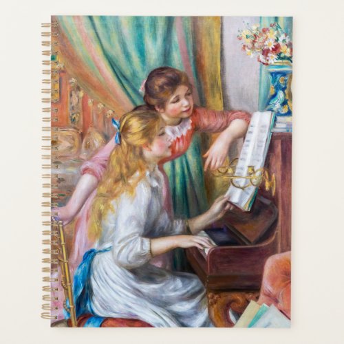 Pierre Auguste Renoir _ Young Girls at the Piano Planner