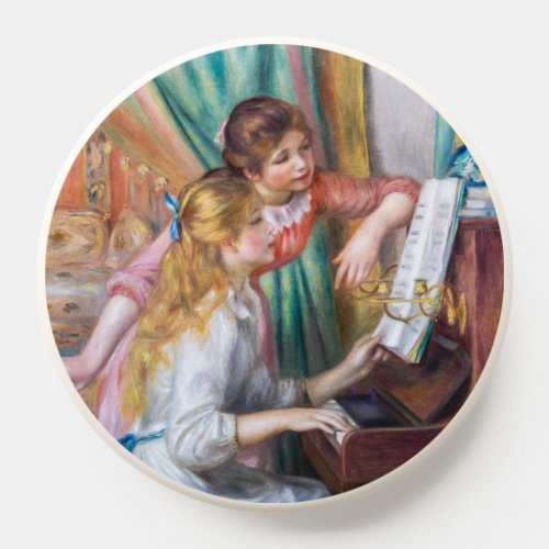 Pierre Auguste Renoir _ Young Girls at the Piano PopSocket