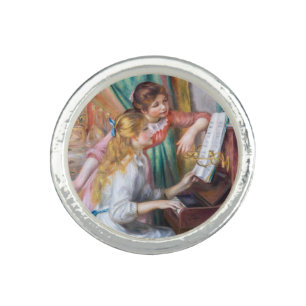 Pierre Auguste Renoir - Young Girls at the Piano Ring