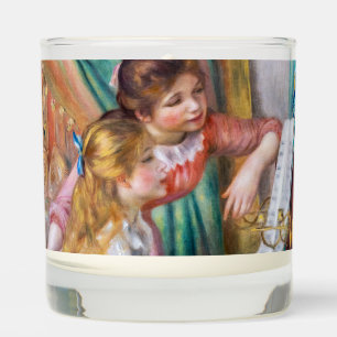 Pierre Auguste Renoir - Young Girls at the Piano Scented Candle