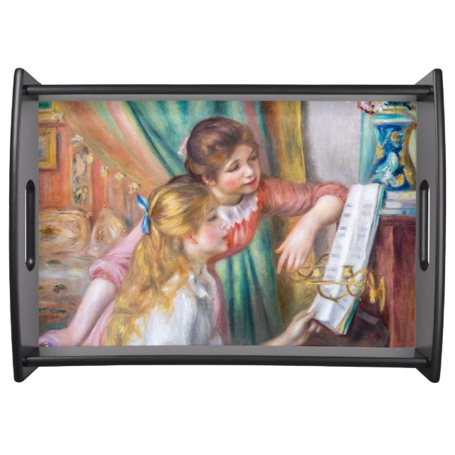 Pierre Auguste Renoir - Young Girls at the Piano Serving Tray (Front)