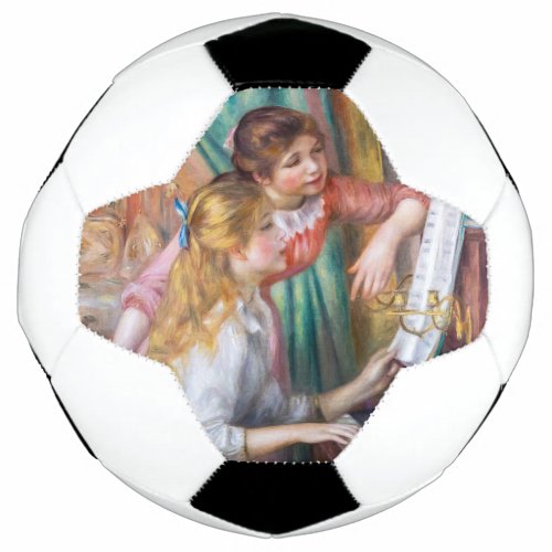 Pierre Auguste Renoir _ Young Girls at the Piano Soccer Ball