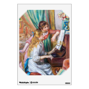 Pierre Auguste Renoir - Young Girls at the Piano Wall Decal