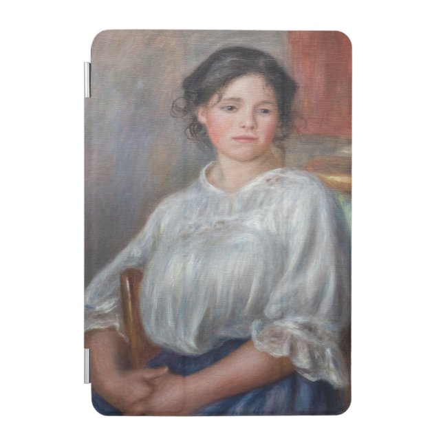 Pierre-Auguste Renoir - Young Woman Seated iPad Mini Cover (Front)