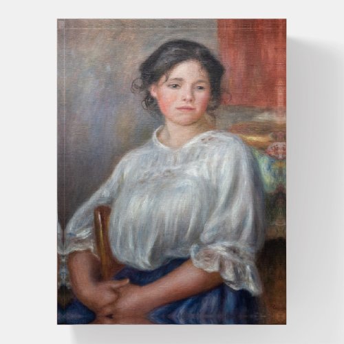 Pierre_Auguste Renoir _ Young Woman Seated Paperweight