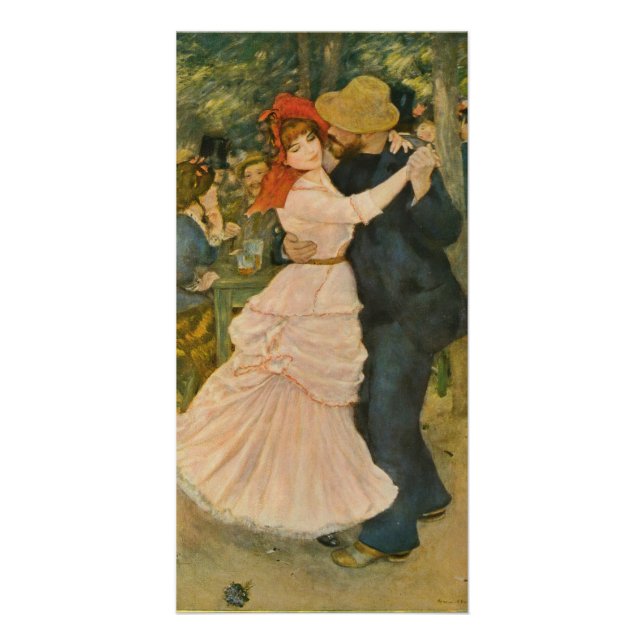 Pierre-Auguste Renoir's Dance at Bougival (1883) Card (Front)