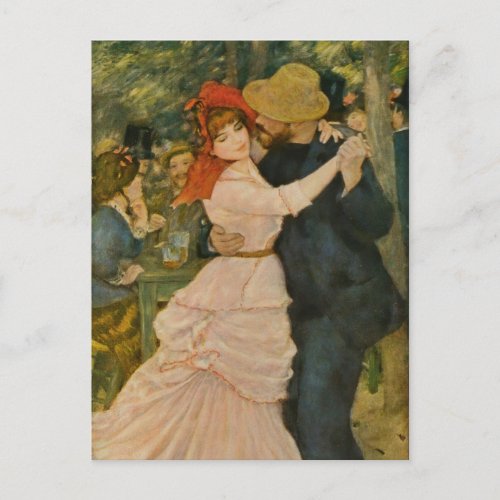 Pierre_Auguste Renoirs Dance at Bougival 1883 Postcard