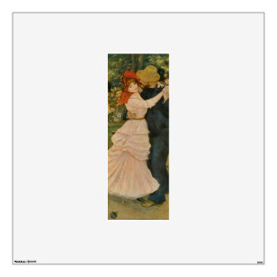 Pierre-Auguste Renoir's Dance at Bougival (1883) Wall Sticker