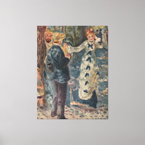 Pierre_Auguste Renoirs The Swing 1876 Canvas Print