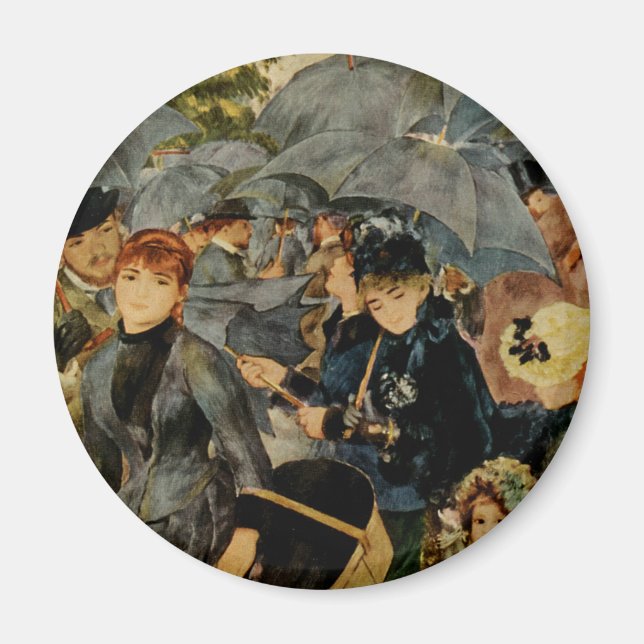 Pierre-Auguste Renoir's The Umbrellas (1883) Magnet (Front)