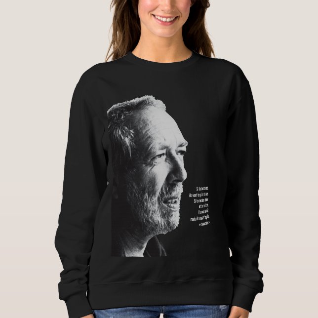 Pierre Falardeau Quotation Québec Québécois Sweatshirt (Front)