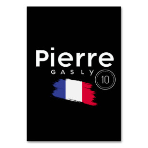 Pierre Gasly, formula 1, racing driver Table Number