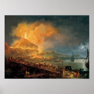 Pierre-Jacques Volaire: The Eruption of Vesuvius Poster