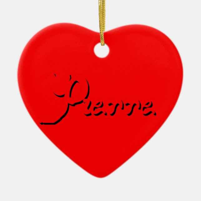 Pierre Ornament (Front)