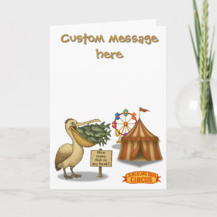 Pierre pelican's brilliant beak card