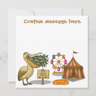 Pierre pelican's brilliant beak card
