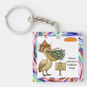 Pierre pelican's brilliant beak keychain