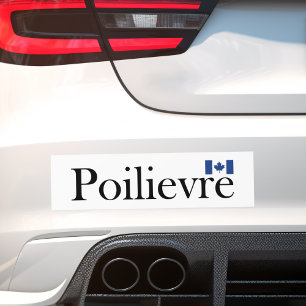 Pierre Poilievre Official Canadian Flag Bumper Sticker