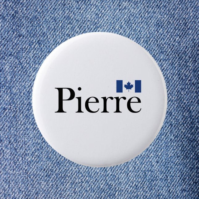 Pierre Poilievre with Official Canada Flag Button (Creator Uploaded)