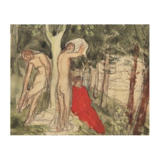 Pierre Puvis de Chavannes Famous Painting Bathers