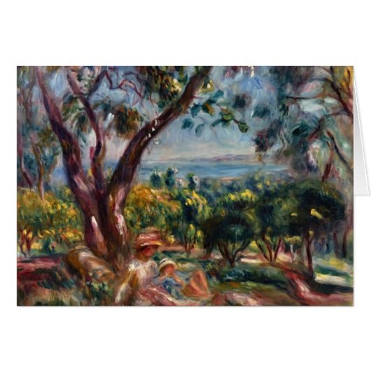 Pierre Renoir- Cagnes Landscape with Woman & Child (Front Horizontal)
