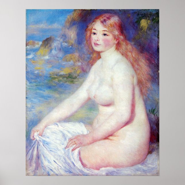 Pierre Renoir - The blond bather Poster (Front)