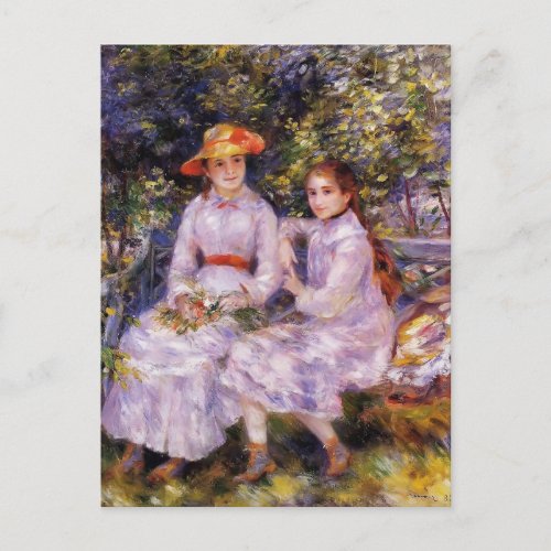 Pierre Renoir_ The Daughters of Paul Durand Ruel Postcard