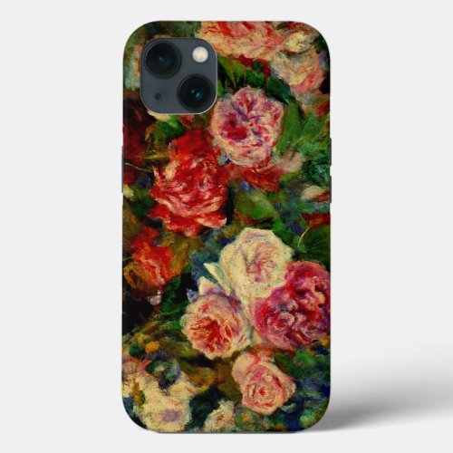 Pierre Renoirs painting Roses iPhone 13 Case